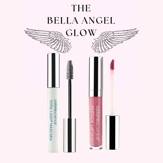 Shine and Lengthen Gift Bundle Colorescience Total Lash Mascara + Rose Lip Shine
